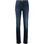 Jeans taille haute Tommy Hilfiger bleus en cuir de veau délavés W25 L32 pour femme 