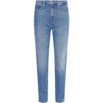 Jeans taille haute Tommy Hilfiger bleus en cuir délavés Taille 3 XL pour femme 