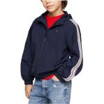 Vestes à capuche Tommy Hilfiger bleues coupe-vents Taille 10 ans look sportif pour garçon de la boutique en ligne Miinto.fr avec livraison gratuite 