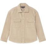 Chemises Tommy Hilfiger beiges à rayures en velours Taille 10 ans pour fille de la boutique en ligne Miinto.fr avec livraison gratuite 
