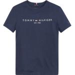 T-shirts à manches courtes Tommy Hilfiger bleu marine bio éco-responsable Taille 9 ans look casual pour fille de la boutique en ligne Miinto.fr 