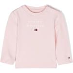 T-shirts à manches longues Tommy Hilfiger roses à logo Taille 9 ans pour fille de la boutique en ligne Miinto.fr 