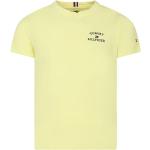 T-shirts à col rond Tommy Hilfiger jaunes en coton Taille 8 ans pour fille de la boutique en ligne Miinto.fr avec livraison gratuite 