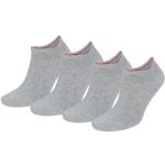 Chaussettes de sport Tommy Hilfiger grises à logo en coton en lot de 4 Pointure 39 pour homme 