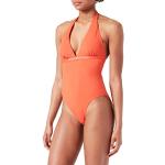 Maillots de bain une pièce Tommy Hilfiger orange Taille XL look fashion pour femme en promo 