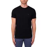 T-shirts basiques Tommy Hilfiger Signature noirs à manches courtes Taille M pour homme 