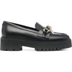 Chaussures casual Tommy Hilfiger noires en caoutchouc à bouts ronds Pointure 41 look casual pour femme en promo 