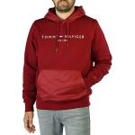 Sweats Tommy Hilfiger rouges à capuche Taille L look fashion pour homme 
