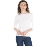 T-shirts Tommy Hilfiger blancs à manches courtes à manches courtes à col bateau Taille 3 XL tall look fashion pour femme en promo 