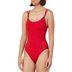 Maillots de bain une pièce Tommy Hilfiger Sport rouges Taille XL look fashion pour femme en promo 