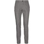 Pantalons classiques Tommy Hilfiger gris en toile bio stretch W29 look casual pour homme 