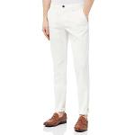 Tommy Hilfiger Pantalon Homme Denton Chino Premium Chino, Blanc (White), 40W / 32L
