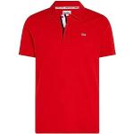 Polos brodés de printemps Tommy Hilfiger rouges à logo en coton Taille S pour homme 