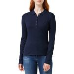 T-shirts fashion Tommy Hilfiger bleues foncé en coton mélangé Taille XXS look fashion pour femme en promo 