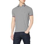 T-shirts fashion Tommy Hilfiger gris en coton bio Taille XXL look casual pour homme en promo 