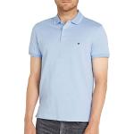 T-shirts fashion Tommy Hilfiger bleues foncé bio à manches courtes Taille S classiques pour homme 