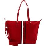 Sacs shopping Tommy Hilfiger Poppy rouges look fashion pour femme 
