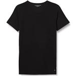 T-shirts Tommy Hilfiger noirs à manches courtes à manches courtes Taille XL look casual pour homme en promo 