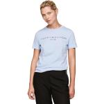 T-shirts Tommy Hilfiger bleus à manches courtes à manches courtes à col rond Taille XXL tall classiques pour femme en promo 