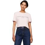 T-shirts Tommy Hilfiger roses à manches courtes à manches courtes à col rond Taille 3 XL tall look fashion pour femme en promo 
