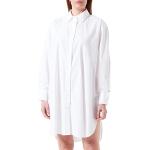 Robes Tommy Hilfiger TH blanches à manches longues au genou à manches longues Taille S look casual pour femme en promo 