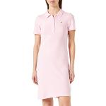 Robes Polo Tommy Hilfiger rose pastel Taille XXL look casual pour femme en promo 