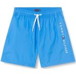 Shorts de bain Tommy Hilfiger bleus en polyester lavable en machine look fashion pour garçon de la boutique en ligne Amazon.fr 