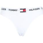 Slips Tommy Hilfiger blancs en coton bio éco-responsable Taille XS pour femme 