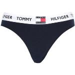 Slips Tommy Hilfiger bleu nuit en coton bio éco-responsable Taille XS pour femme 