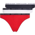 Shorties Tommy Hilfiger rouges en lot de 3 Taille XS classiques pour femme en promo 