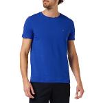 T-shirts fashion Tommy Hilfiger Iconic bleues foncé bio à manches courtes Taille XS look fashion pour homme 