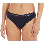 Tangas Tommy Hilfiger bleues foncé bio Taille XS classiques pour femme 