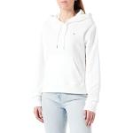 Sweats Tommy Hilfiger blancs en coton bio à capuche Taille XL look sportif pour femme 