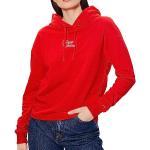 Sweats Tommy Hilfiger Essentials rouges à manches longues Taille XS look fashion pour femme 