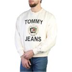 Sweats à col rond Tommy Hilfiger blancs en coton à manches longues à col rond Taille XS look monochrome pour homme 