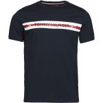 T-shirts Tommy Hilfiger bleus Taille XL pour homme en promo 