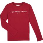 T-shirts Tommy Hilfiger rouge bordeaux enfant en promo 