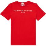 T-shirts Tommy Hilfiger rouges enfant Taille 16 ans en promo 
