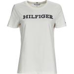 T-shirts Tommy Hilfiger blancs Taille L pour femme en promo 