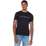 T-shirts fashion Tommy Hilfiger noirs en coton bio à manches courtes Taille XXL look casual pour homme en promo 