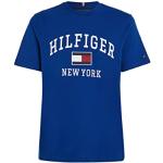 T-shirts Tommy Hilfiger bleus à manches courtes à manches courtes Taille XL look fashion pour homme 