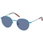 Lunettes rondes Tommy Hilfiger bleues Taille XS look fashion pour homme 