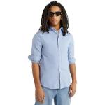 Tommy Jeans TJM Original Stretch Shirt DM0DM04405 Chemises à Manches Longues/Hauts tissés, Bleu (Lavender Lustre), 3XL Plus Tall Homme