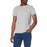 Tommy Hilfiger Homme T-Shirt Core Stretch Slim Cneck Tee Gris (Cloud Htr 501) Small