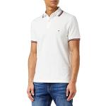 T-shirts fashion Tommy Hilfiger blancs en coton bio Taille S look fashion pour homme en promo 