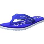 Tongs  Tommy Hilfiger bleus foncé en polyester à bouts ouverts Pointure 36 look sportif pour femme 
