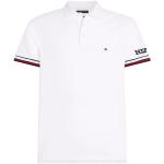 Polos Tommy Hilfiger blancs à rayures à rayures Taille XXL pour homme 