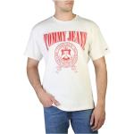 T-shirts Tommy Hilfiger blancs en coton à manches courtes Taille M look monochrome pour homme 