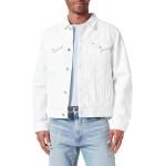 Vestes en jean Tommy Hilfiger Denim blanches Taille 3 XL plus size look fashion pour homme 