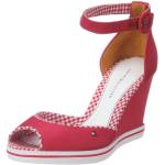 Sandales Tommy Hilfiger rouges Pointure 39 look fashion pour femme 